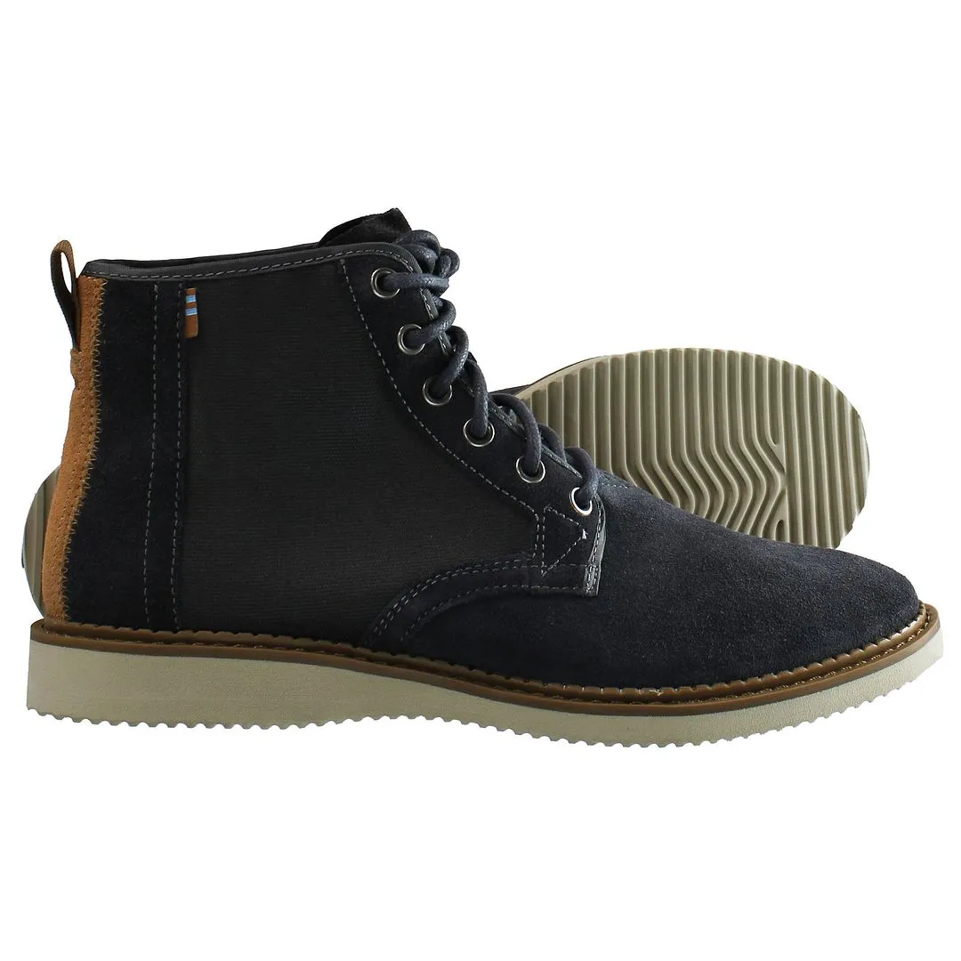 Toms Porter Mens Navy Boots