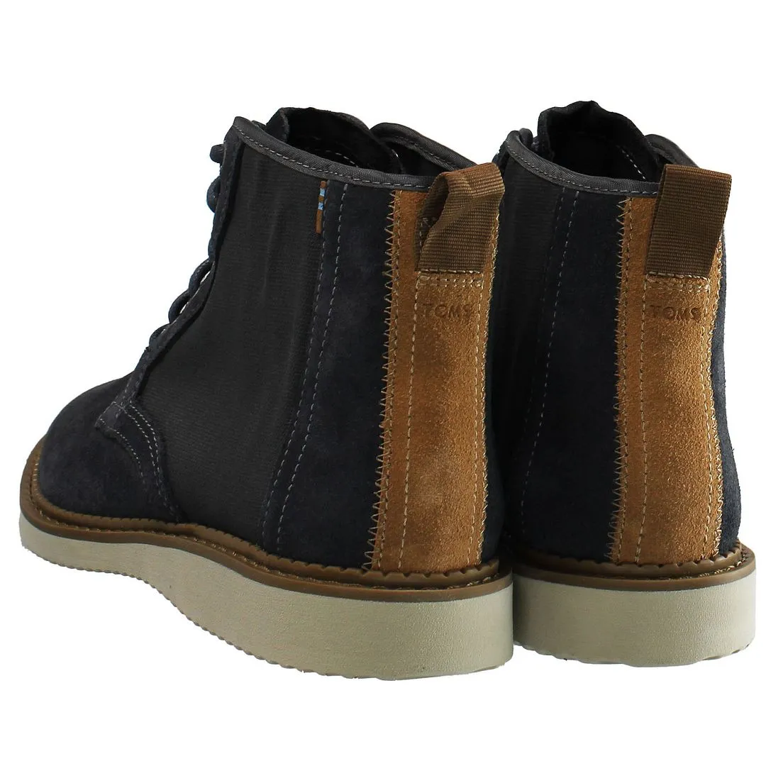 Toms Porter Mens Navy Boots