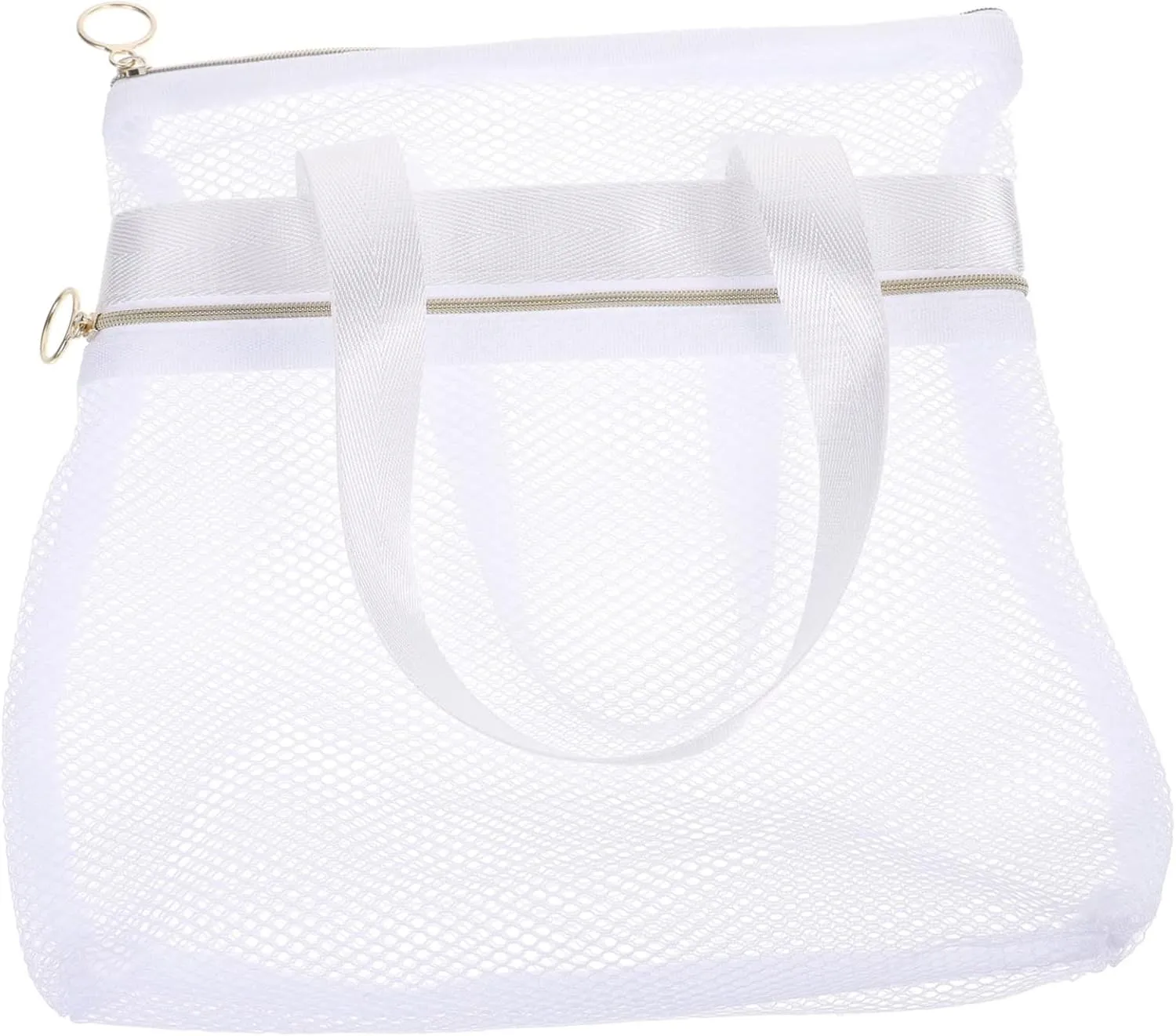 Travel Hanging Toiletry Bag Portable Mesh Beach Bag Large Capacity for Women Beach Reusable Tote