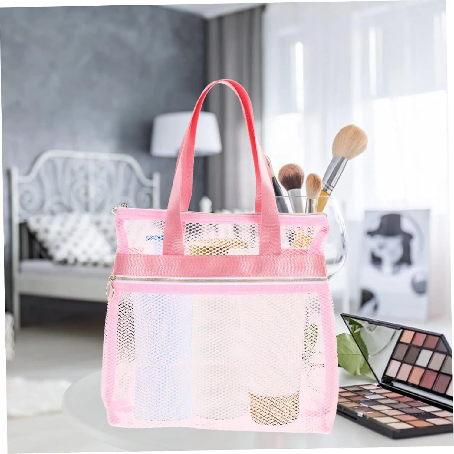 Travel Toiletry Bag Clear Travel Makeup Bag Travel Bag Summer Essentials Clear Make up Bag Traveling Makeup Bag Clear Handbags Transparent Makeup Bag Organizer Outdoor Nylon Miss