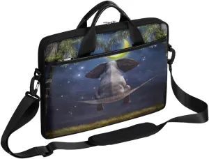 Tree Fun Design Laptop Shoulder Bag for Tablet Computer Notebook Sleeve Messenger Carrying Case Briefcase Tote