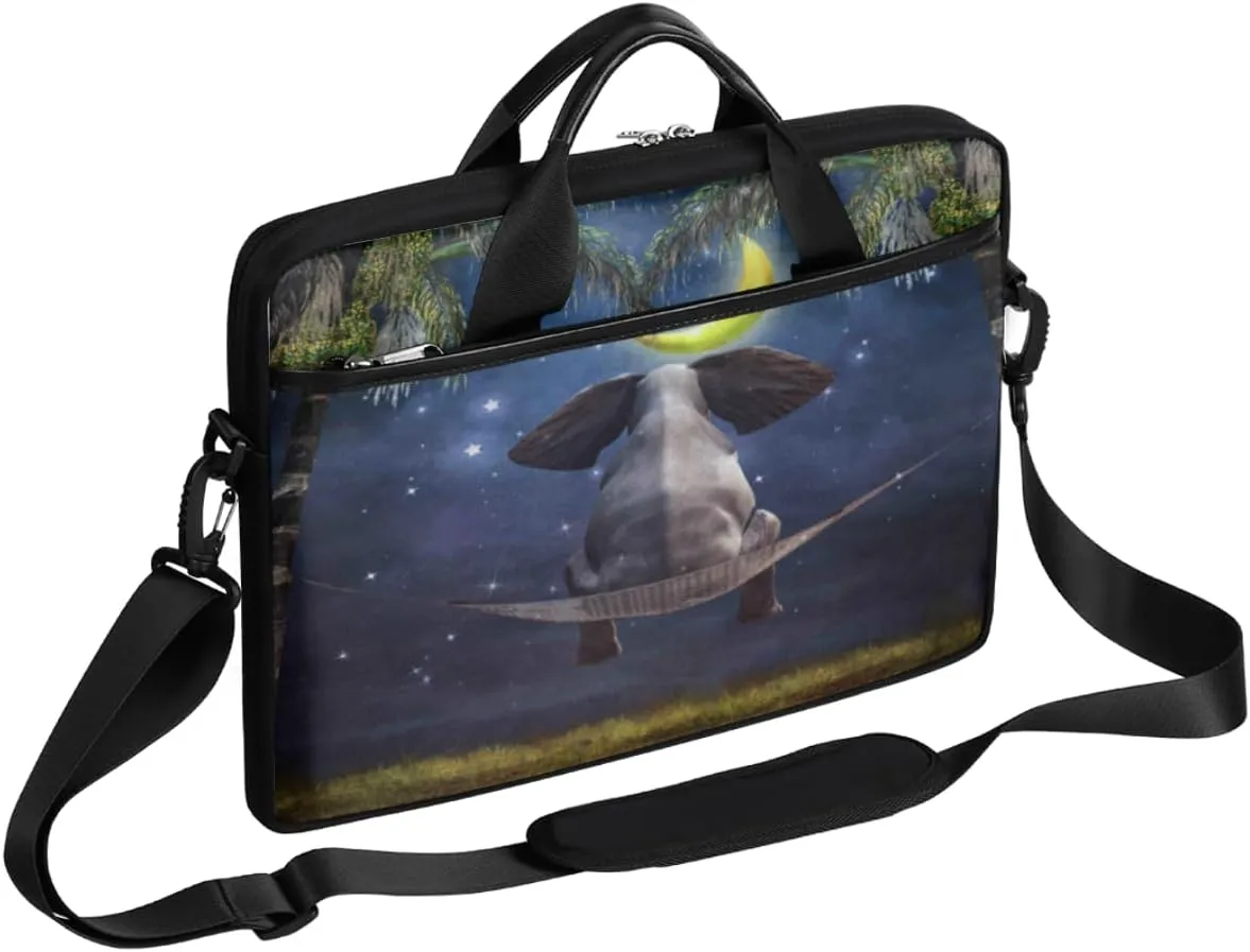 Tree Fun Design Laptop Shoulder Bag for Tablet Computer Notebook Sleeve Messenger Carrying Case Briefcase Tote