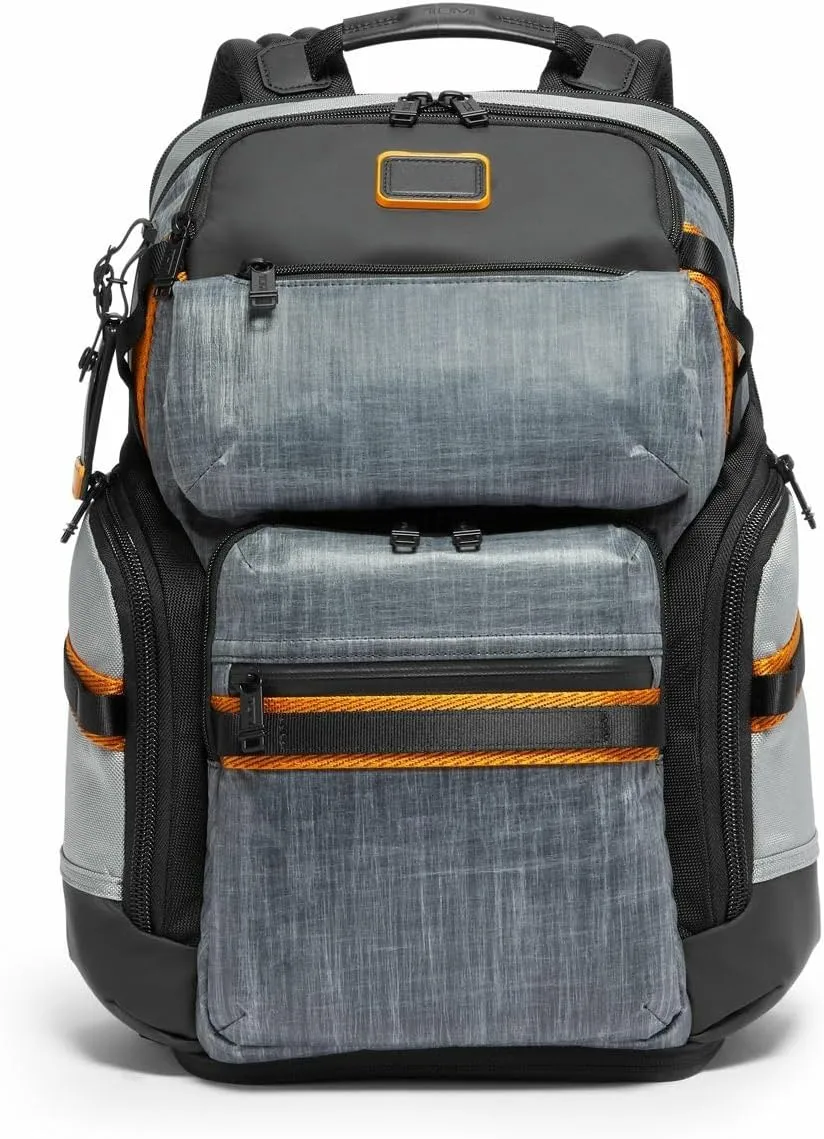 TUMI - Alpha Bravo Nomadic Backpack - Durable Carry On Backpack - 18.8" X 15.0" X 9.0" - Fits up to 15" Laptop - Steel