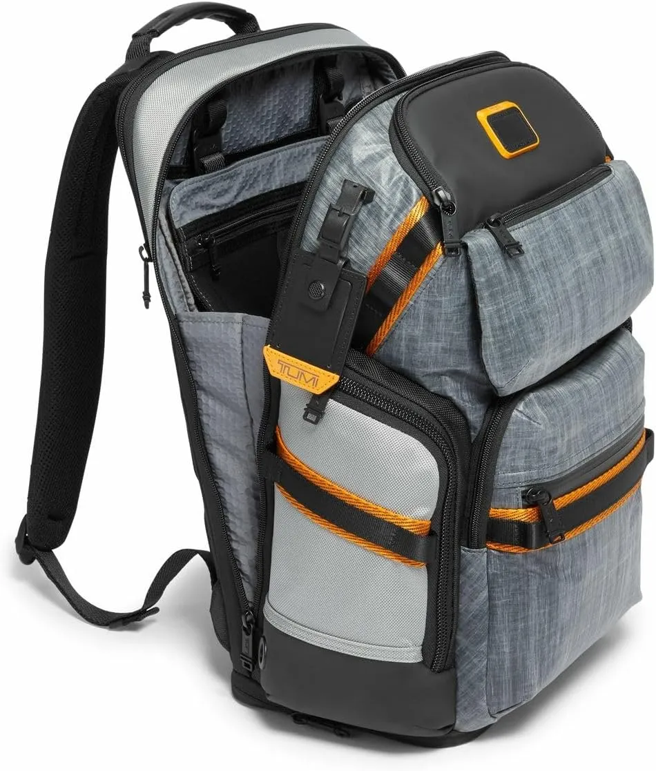 TUMI - Alpha Bravo Nomadic Backpack - Durable Carry On Backpack - 18.8" X 15.0" X 9.0" - Fits up to 15" Laptop - Steel