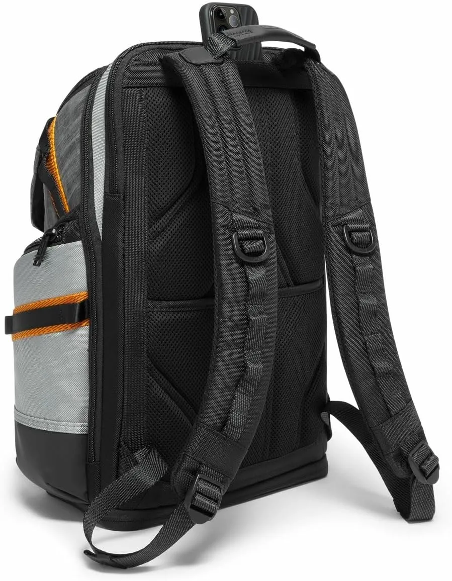 TUMI - Alpha Bravo Nomadic Backpack - Durable Carry On Backpack - 18.8" X 15.0" X 9.0" - Fits up to 15" Laptop - Steel