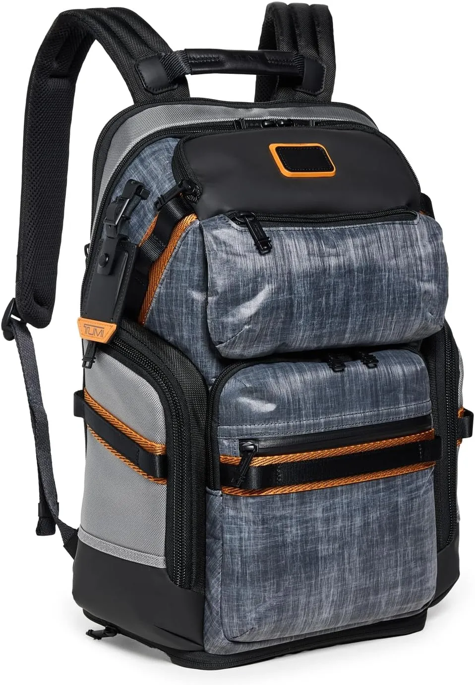 TUMI - Alpha Bravo Nomadic Backpack - Durable Carry On Backpack - 18.8" X 15.0" X 9.0" - Fits up to 15" Laptop - Steel
