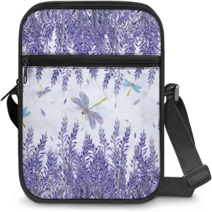 Unisex Fashion Messenger Bag Small Lightweight Crossbody Shoulder Purse Zip Cross Body Satchel with Muti Pockets