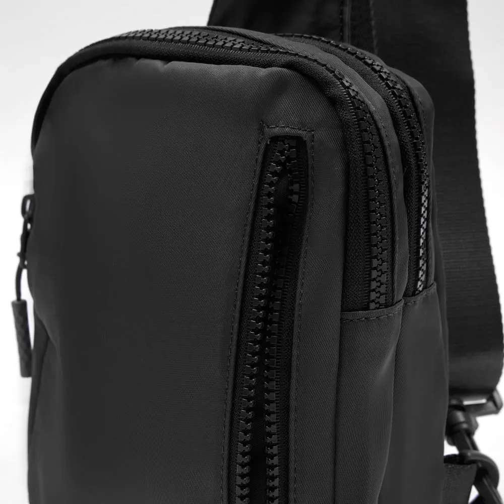 VAKAER Small Crossbody Bag Purse Womens Sling Bag Daypack Backpack with Convertible Adjustable Strap for Travel Hiking (Black)
