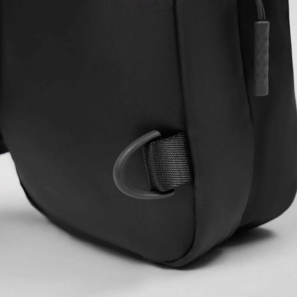 VAKAER Small Crossbody Bag Purse Womens Sling Bag Daypack Backpack with Convertible Adjustable Strap for Travel Hiking (Black)