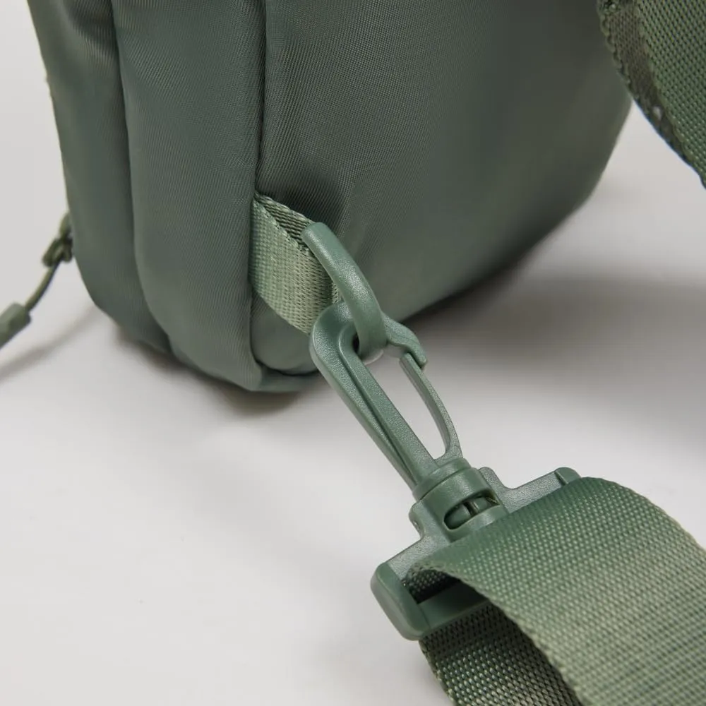 VAKAER Small Crossbody Bag Purse Womens Sling Bag Daypack Backpack with Convertible Adjustable Strap for Travel Hiking (Green)