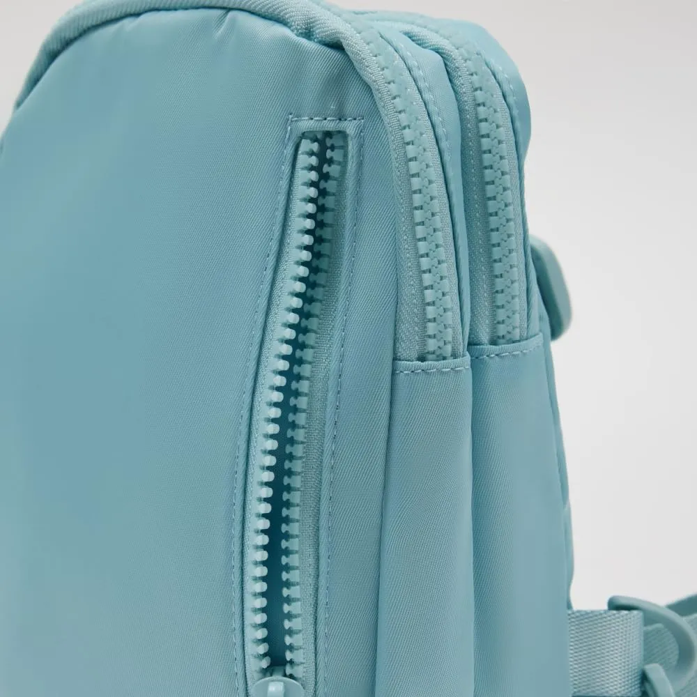 VAKAER Small Crossbody Bag Purse Womens Sling Bag Daypack Backpack with Convertible Adjustable Strap for Travel Hiking (Ice blue)