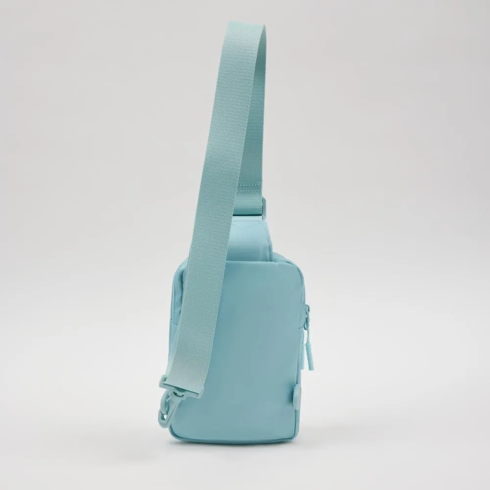 VAKAER Small Crossbody Bag Purse Womens Sling Bag Daypack Backpack with Convertible Adjustable Strap for Travel Hiking (Ice blue)