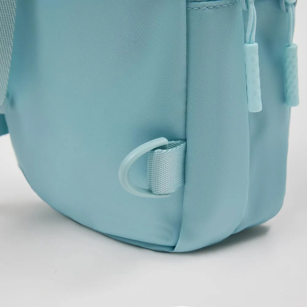 VAKAER Small Crossbody Bag Purse Womens Sling Bag Daypack Backpack with Convertible Adjustable Strap for Travel Hiking (Ice blue)