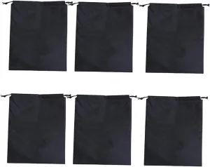 VALICLUD 12pcs Drawstring Bags for Travel Nonwoven Fabric Large Storage Tote Bags