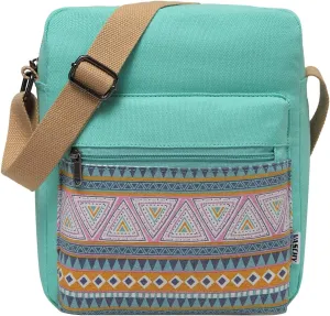 VASCHY Messenger Bag for Girls, Lightweight Canvas Crossbody Bag Purse for Teen Girls Women Fits Water Bottle