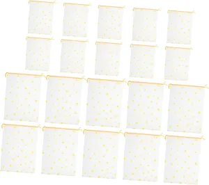 Waterproof Belt Bag 20pcs Drawstring Pouches Eva Storage Bags for Gym Spa Pool