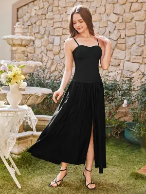 Women Cami-Tops Spaghetti Strap with Bones