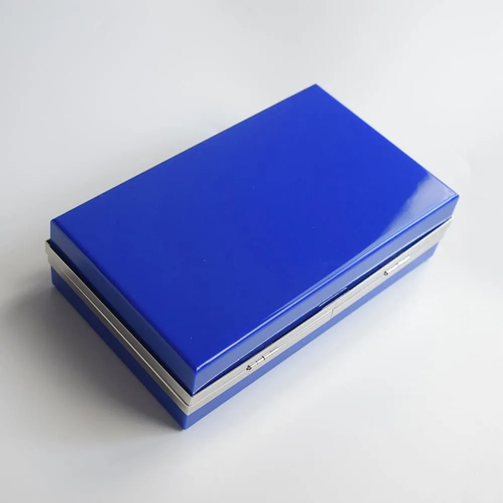 Women Clear Purse Acrylic Evening Clutch Bag Shoulder Handbag Unique Evening Bags and Clutches Crossbody Purse Blue