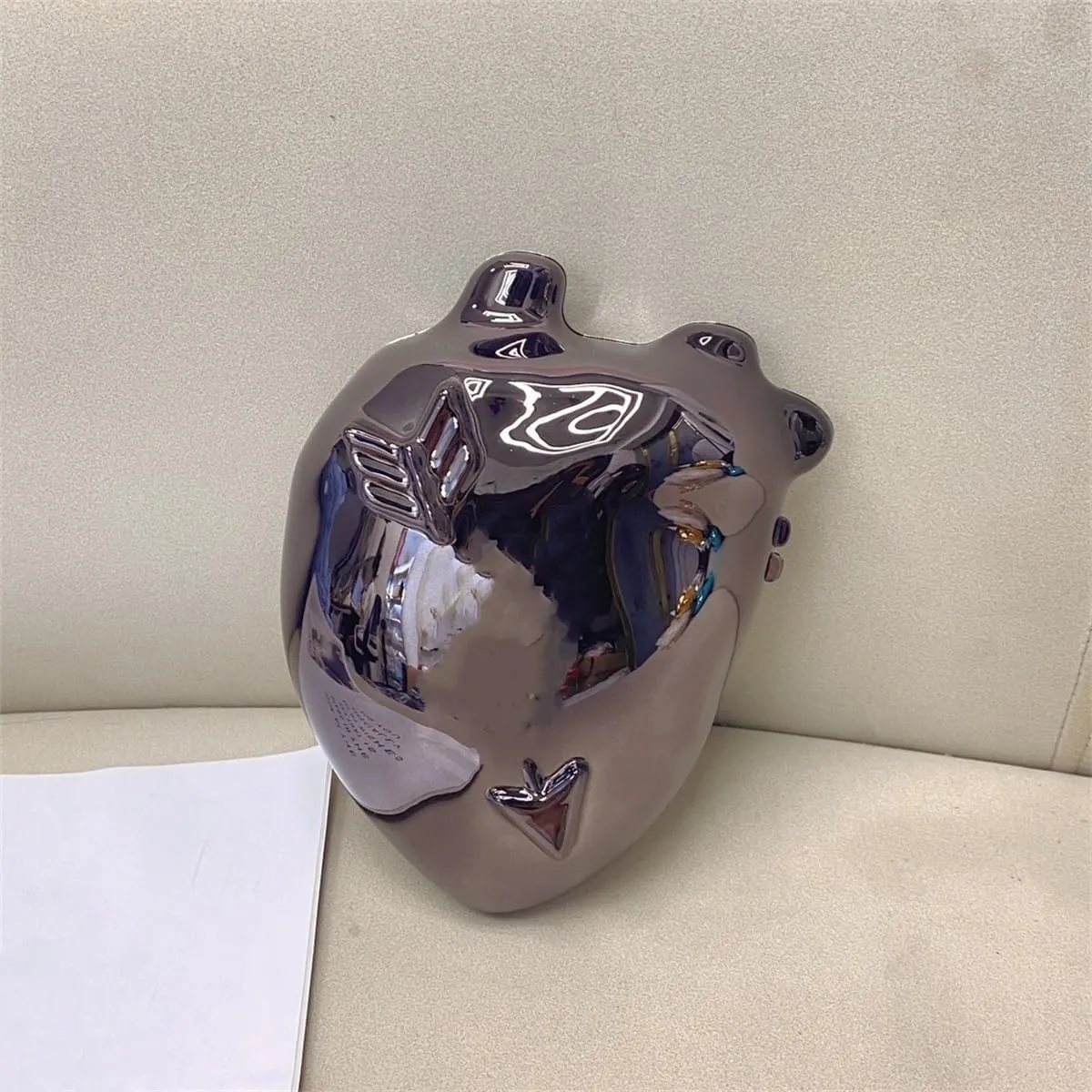 Women Heart Shaped Metallic Acrylic Clutch Unique Acrylic Purse Sparkly Handbag Fancy Evening Bags for Party Prom