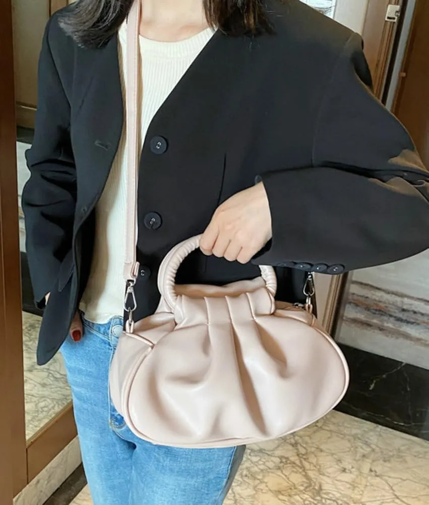 Womens Chic Purse Cloud Handbags Cute Shoulder Crossbody Bag Small Tote Bag Retro Ladies Satchel Pleated Clutch