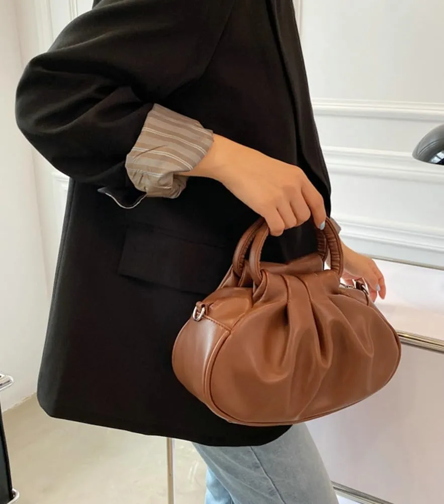Womens Chic Purse Cloud Handbags Cute Shoulder Crossbody Bag Small Tote Bag Retro Ladies Satchel Pleated Clutch
