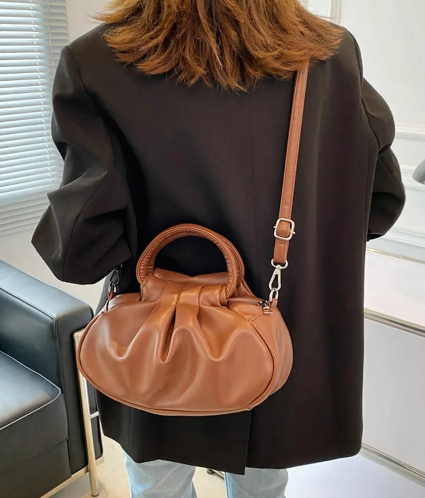 Womens Chic Purse Cloud Handbags Cute Shoulder Crossbody Bag Small Tote Bag Retro Ladies Satchel Pleated Clutch