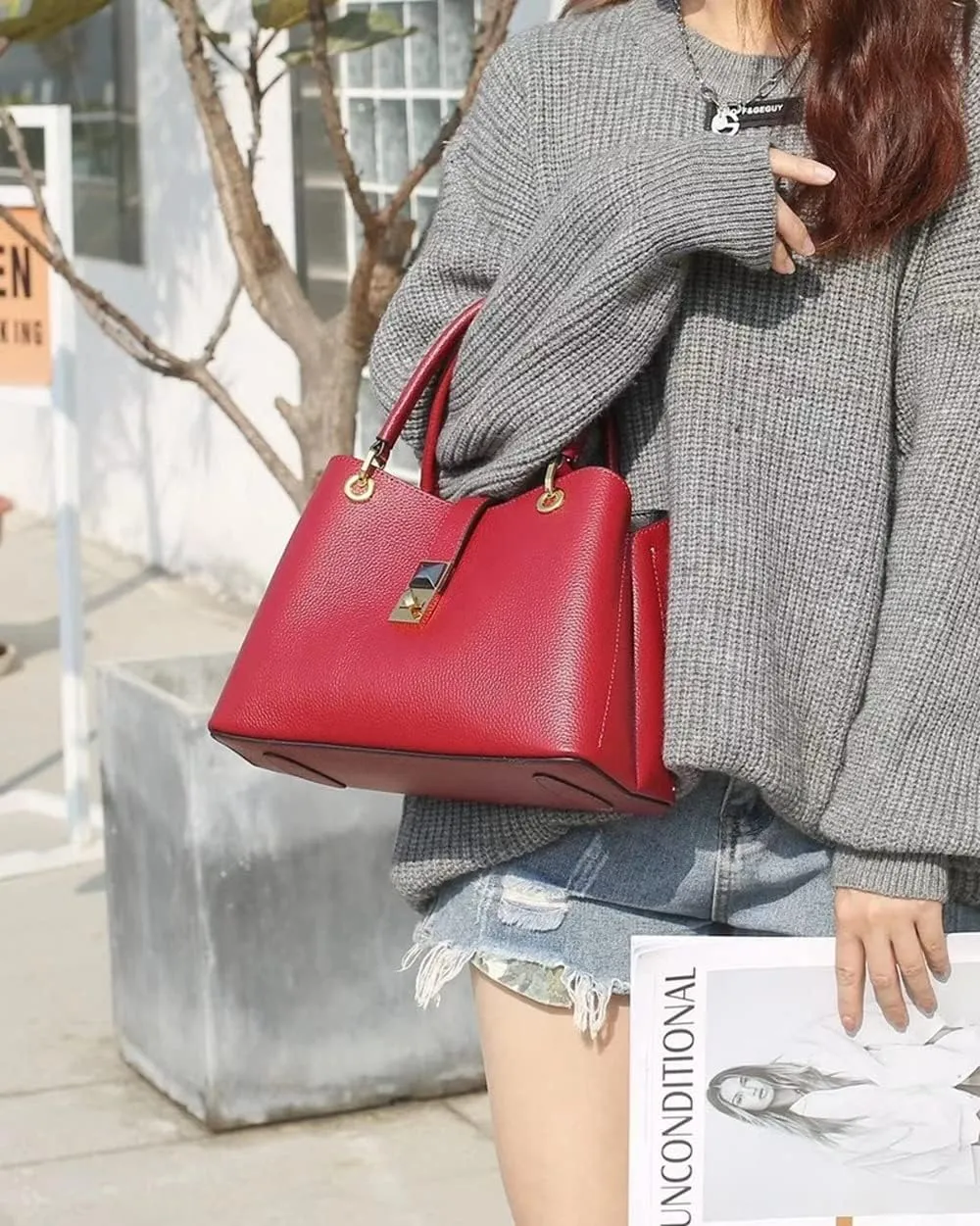 Women's Fashion Handbags Casual Messenger Bag Top Handle Tote Cross-body Bags Unique Shoulder Bags