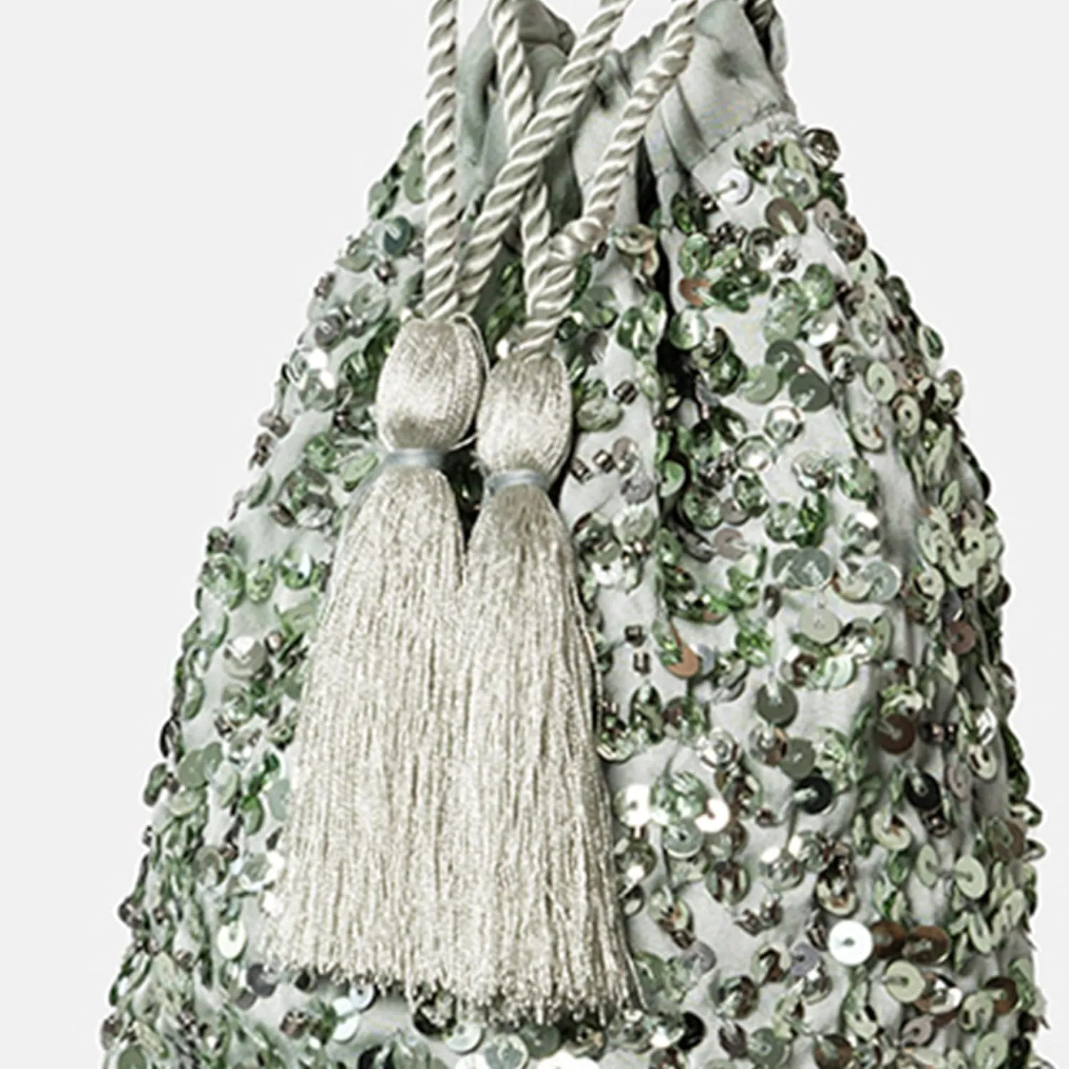 Women's Handbag Ladies Sequin Bag Bridesmaids Sparkling Drawstring Coin Purse Pouch for Evening Prom Party Clutch