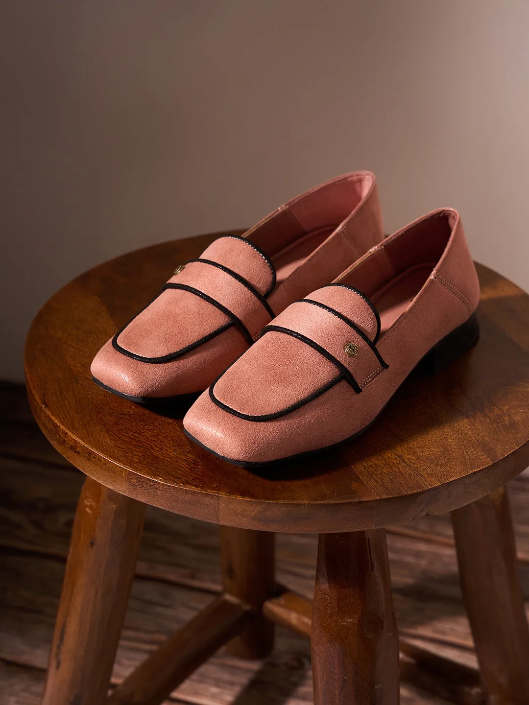 Women's Pink Casual Slip On (IU2010)