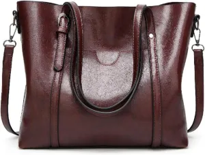 Women's Purses and Handbags for Women PU Leather Top Handle Satchel Ladies Shoulder Tote Bags