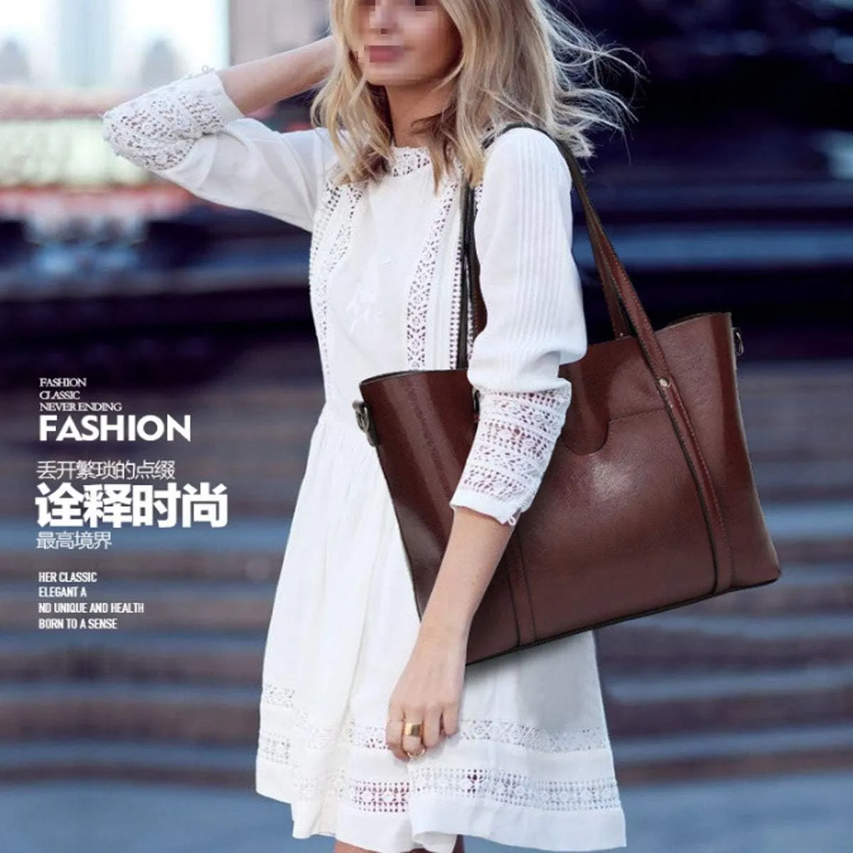 Women's Purses and Handbags for Women PU Leather Top Handle Satchel Ladies Shoulder Tote Bags