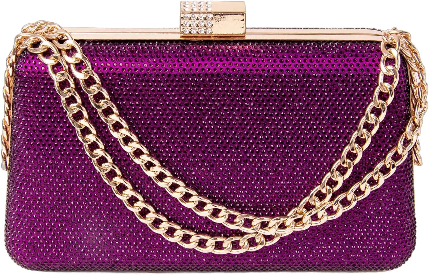 Women's Rhinestone Clutch Evening Bags Sparkly Glitter Formal Handbags