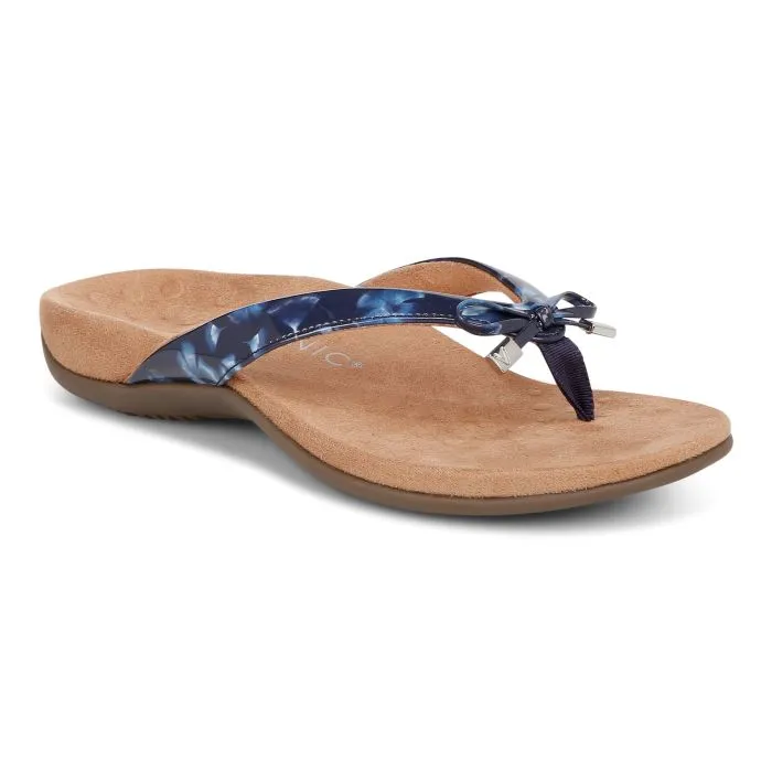 Womens Vionic Bella Toe Post Sandal in Navy