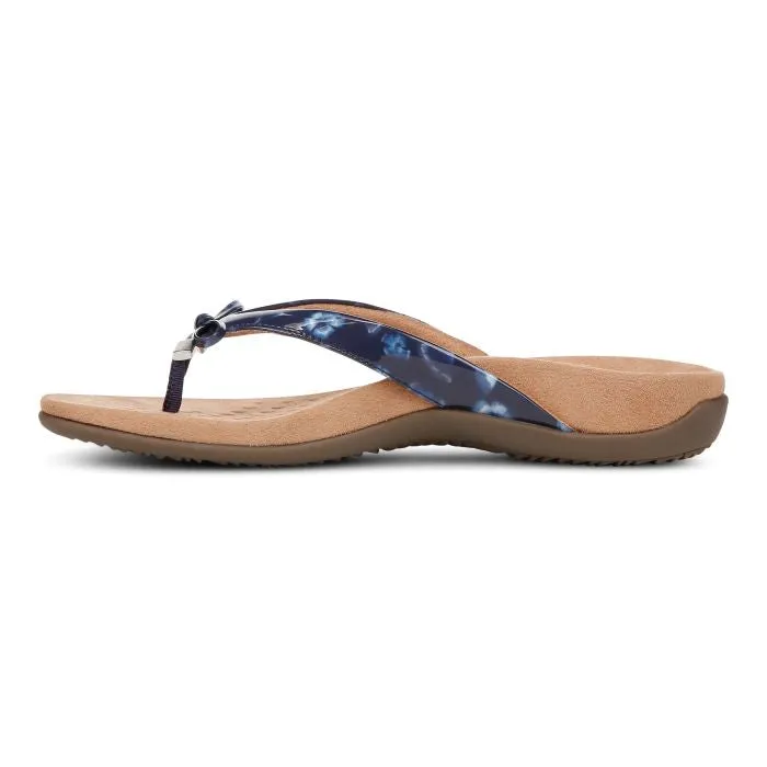 Womens Vionic Bella Toe Post Sandal in Navy