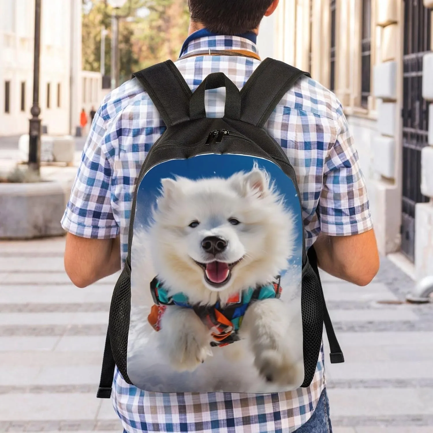Xerial Cute Dog Backpack Waterproof Anti Theft Durable Light Laptop Bag Backpacks For Women Men Travel Gym Backpack