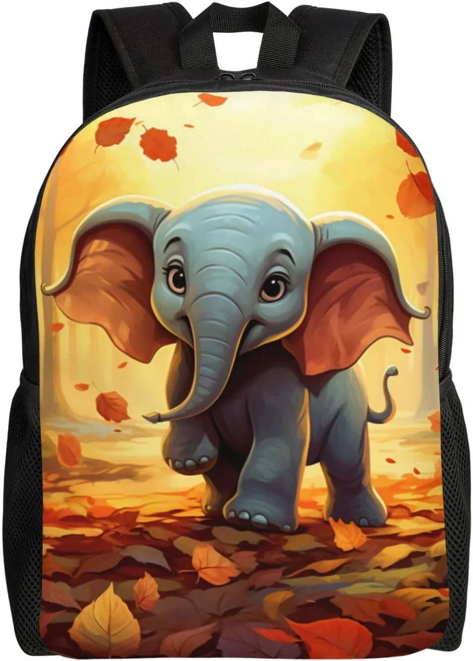 Xerial Cute Elephant Backpack Waterproof Anti Theft Durable Light Laptop Bag Backpacks For Women Men Travel Gym Backpack