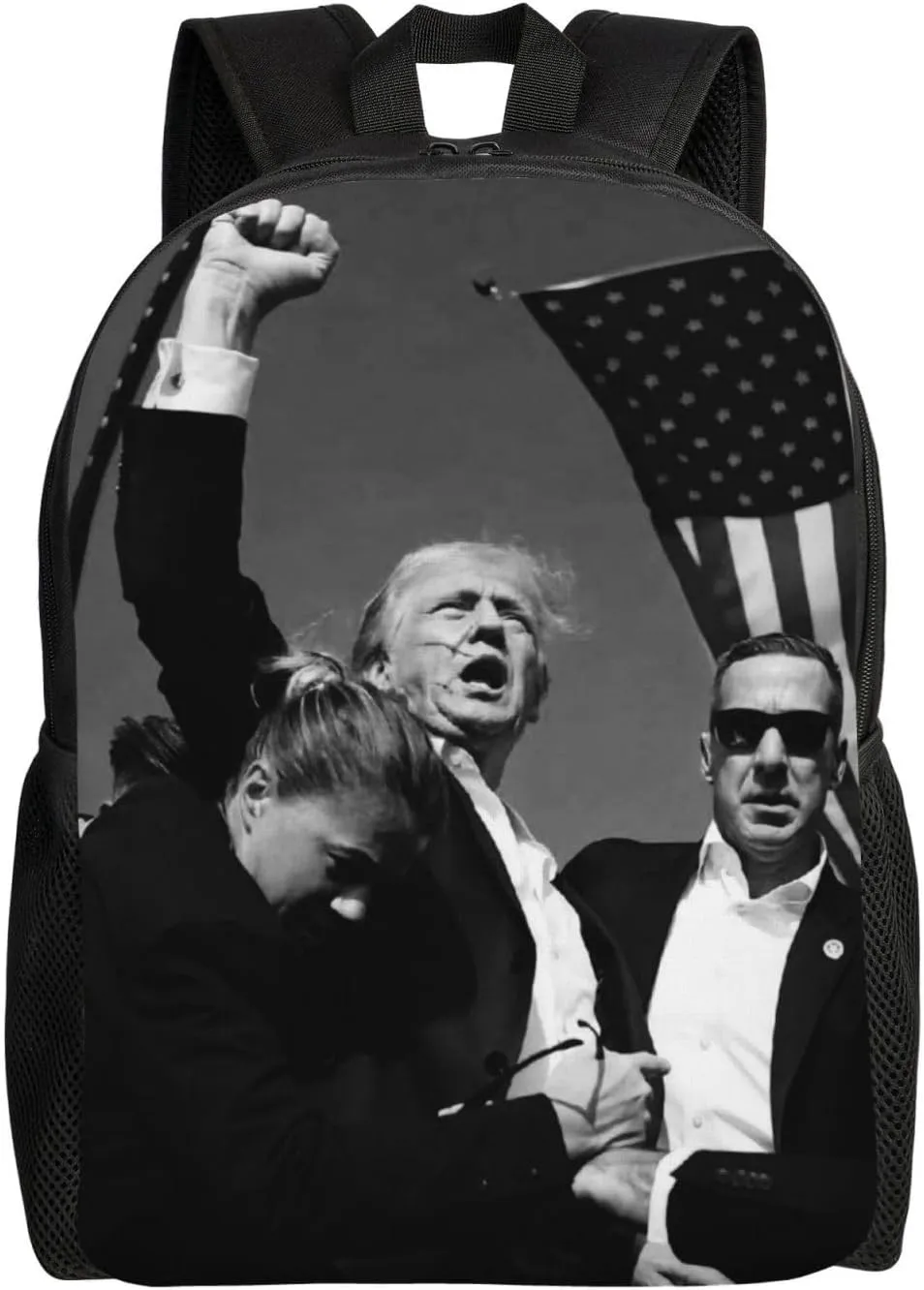 Xerial Trump Fight Backpack Waterproof Anti Theft Durable Light Laptop Bag Backpacks For Women Men Travel Gym Backpack