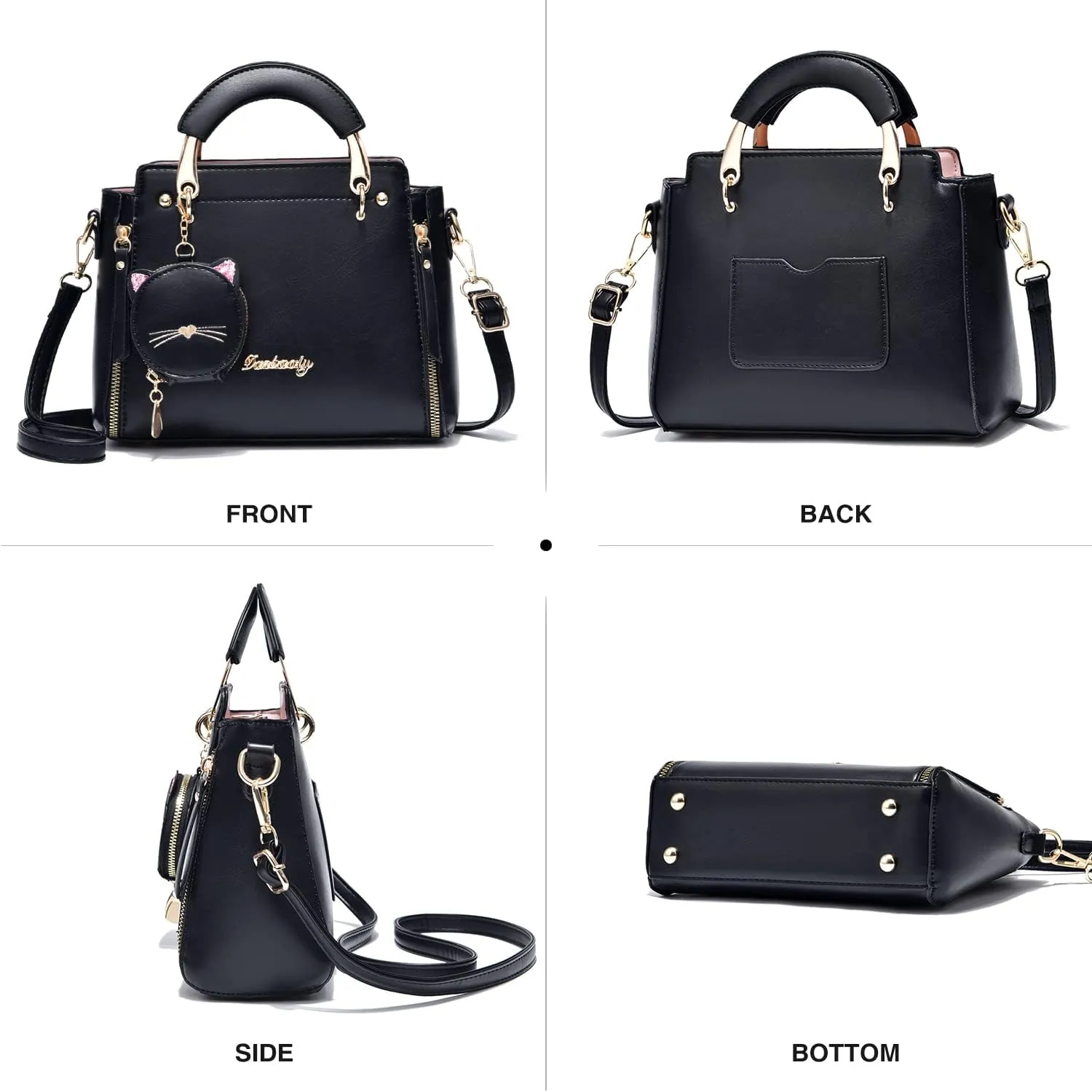 Xiaoyu Fashion Purses and Handbags for Women Ladies Crossbody Bags Top Handle Satchel Shoulder Bags Small Totes