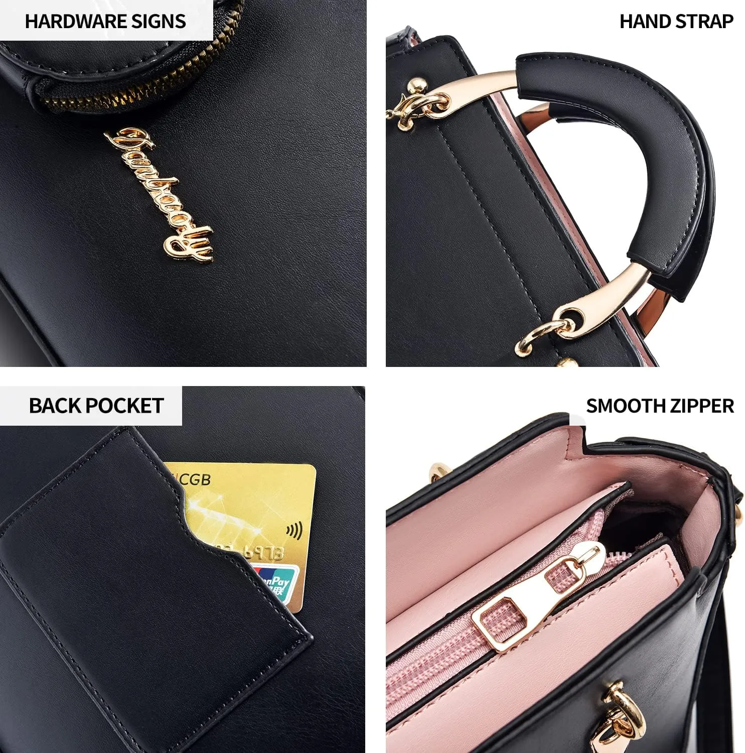 Xiaoyu Fashion Purses and Handbags for Women Ladies Crossbody Bags Top Handle Satchel Shoulder Bags Small Totes