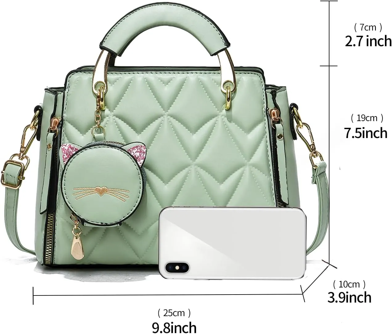 Xiaoyu Fashion Purses and Handbags for Women Ladies Crossbody Bags Top Handle Satchel Shoulder Bags Small Totes