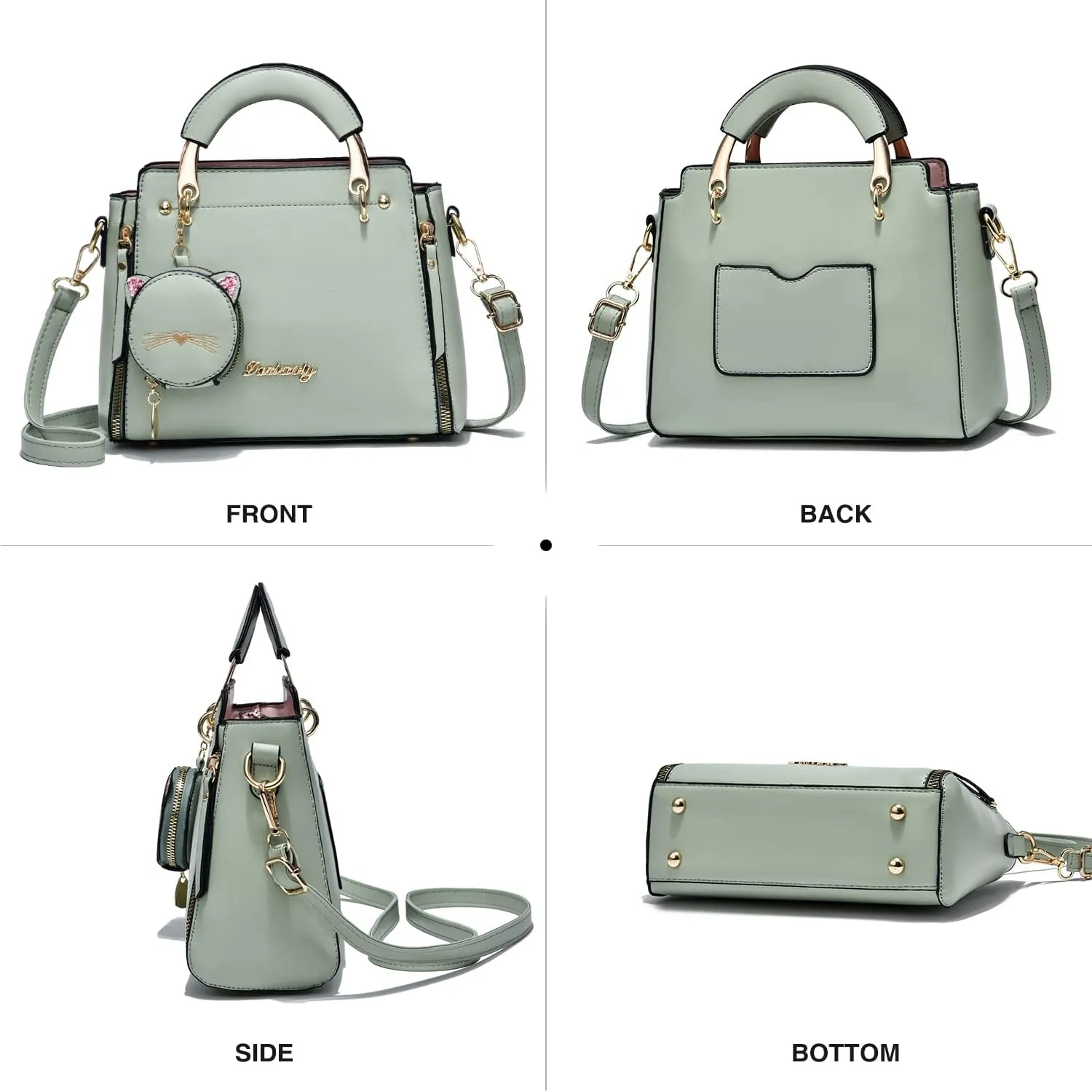 Xiaoyu Fashion Purses and Handbags for Women Ladies Crossbody Bags Top Handle Satchel Shoulder Bags Small Totes