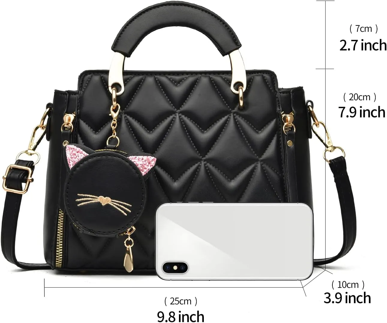 Xiaoyu Fashion Purses and Handbags for Women Ladies Crossbody Bags Top Handle Satchel Shoulder Bags Small Totes