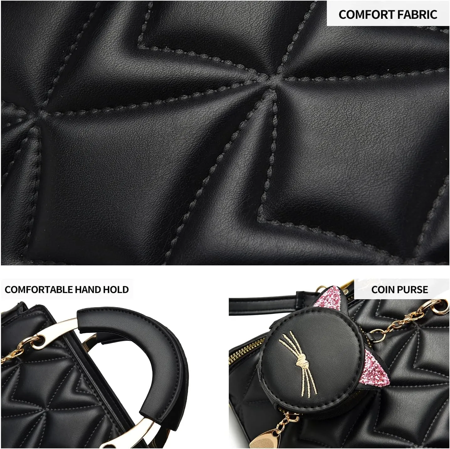 Xiaoyu Fashion Purses and Handbags for Women Ladies Crossbody Bags Top Handle Satchel Shoulder Bags Small Totes