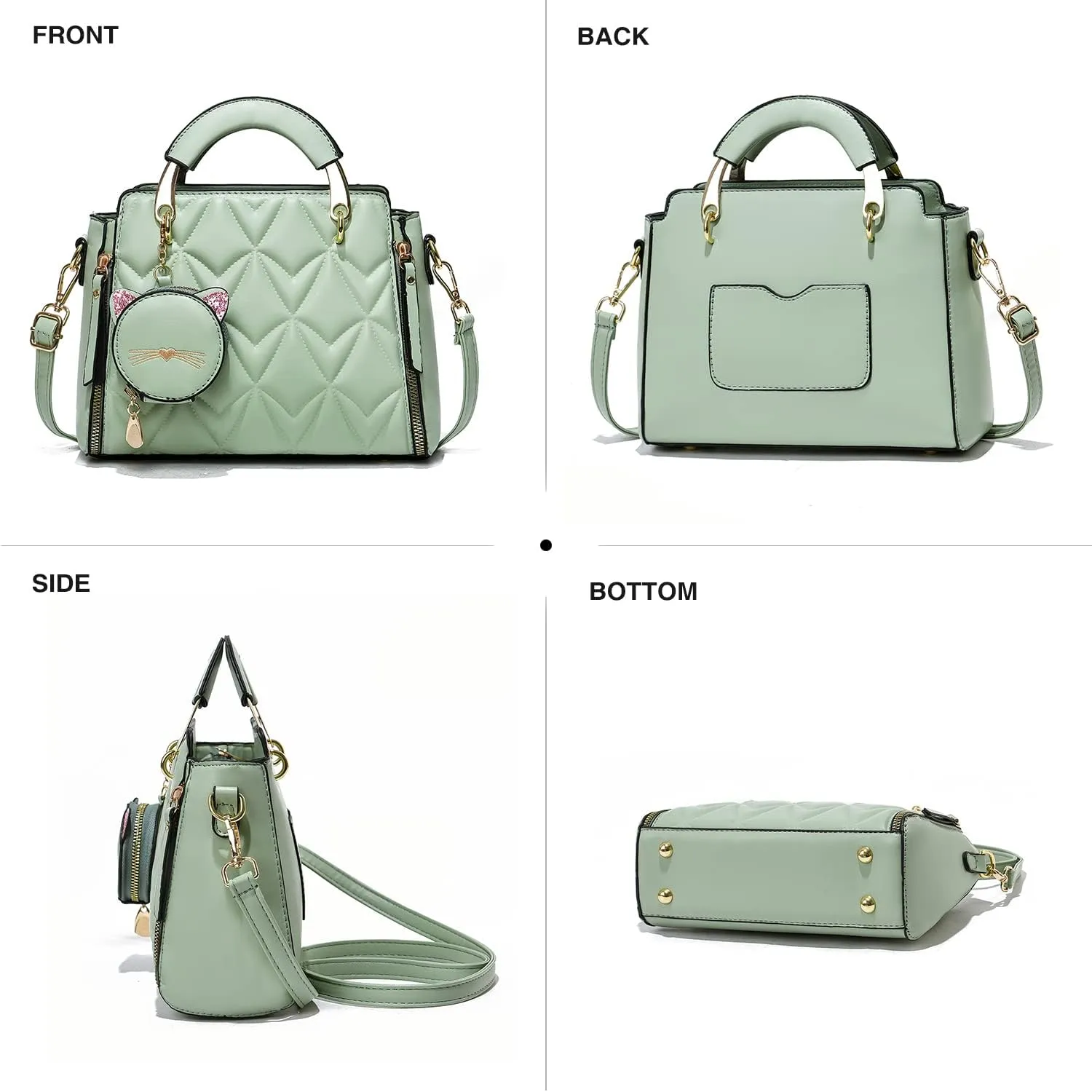 Xiaoyu Fashion Purses and Handbags for Women Ladies Crossbody Bags Top Handle Satchel Shoulder Bags Small Totes