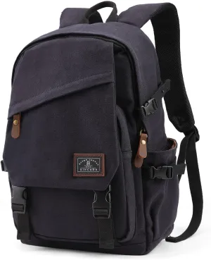 XINCADA 15.6 inch Canvas Laptop Backpack Waterproof Fashion Durable Travel backpacks Rucksack for Men&Women Backpack