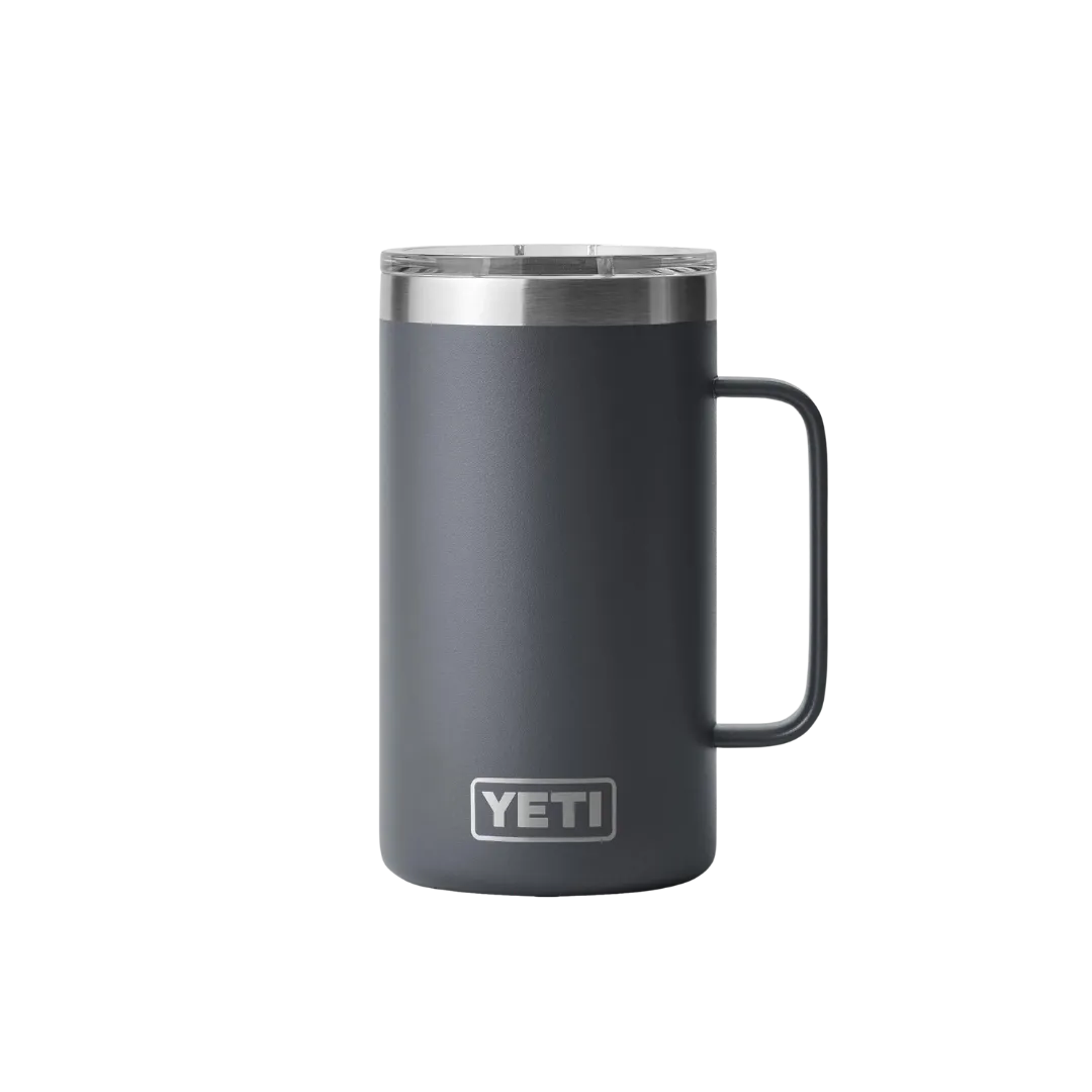 Yeti Rambler 24oz Charcoal Mug