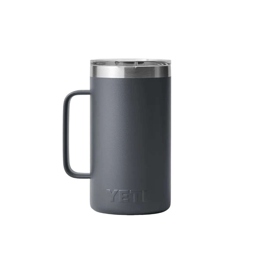 Yeti Rambler 24oz Charcoal Mug